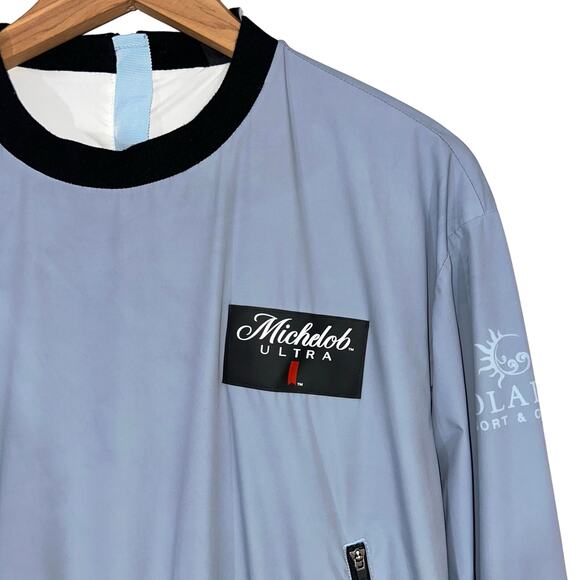 LPGA Mint Grey Sponsored Long Sleeve Golf Athletic Pullover Size Small - Picture 2 of 14